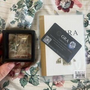 0.5ct Moissanite Stud Earrings 5mm D Color – Pass Diamond Tester – Screw Back